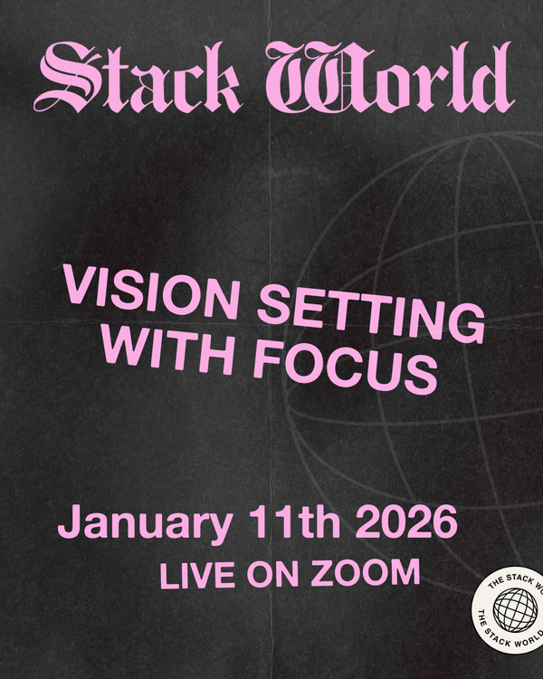 I'm tired of writing 100 things on my Vision Setting Spreadsheet