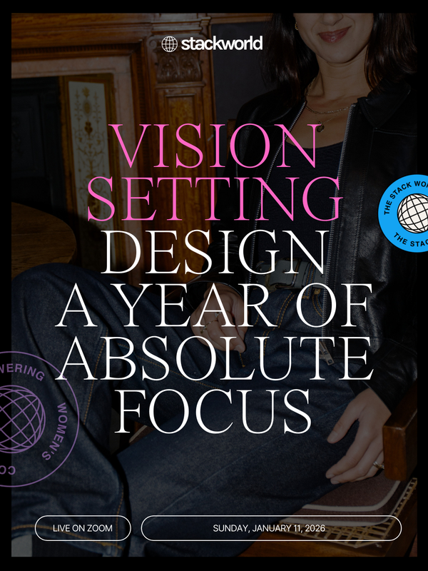 Designing a Year With Absolute Focus